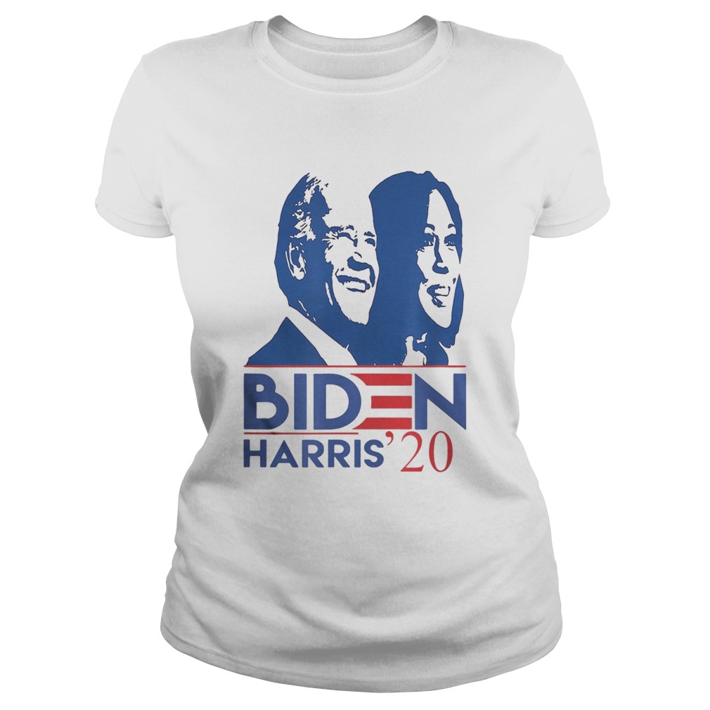 Joe biden kamala harris 2020 smiling art Classic Ladies