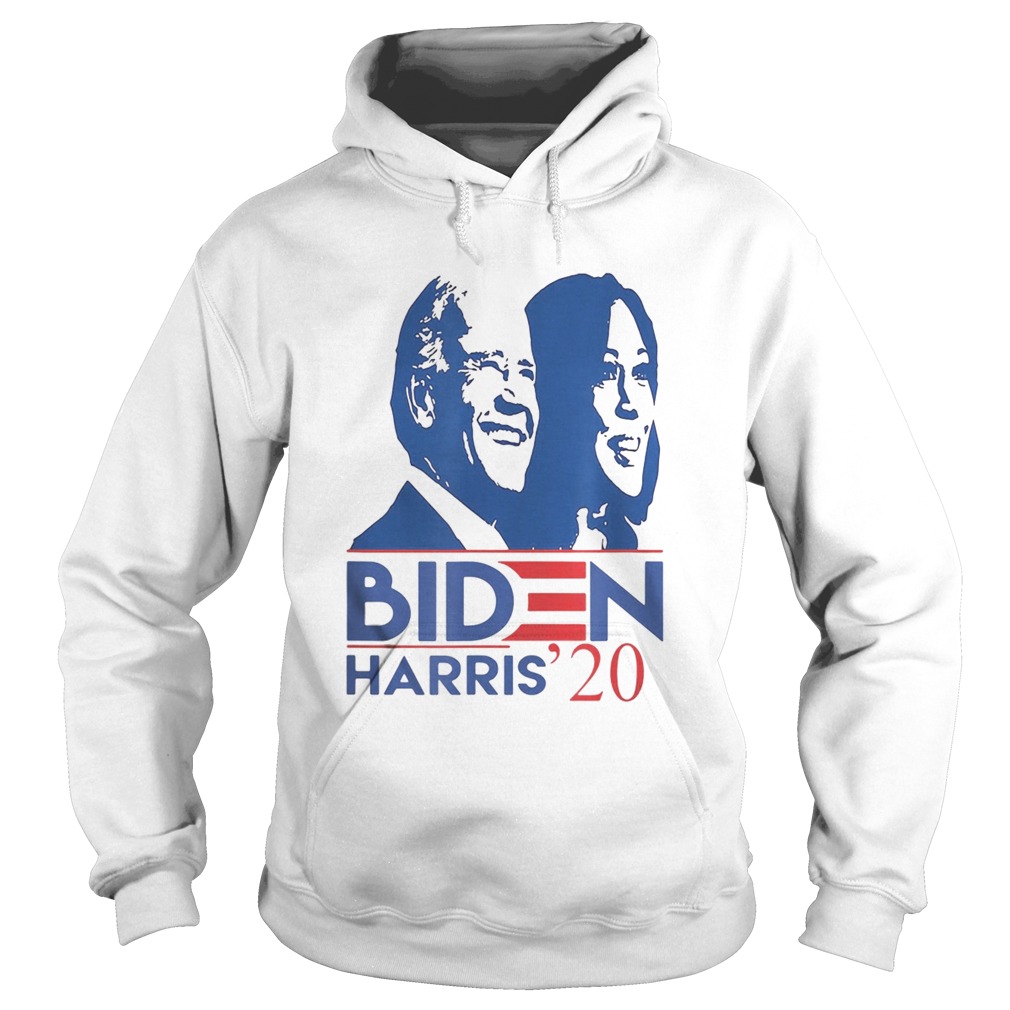 Joe biden kamala harris 2020 smiling art Hoodie