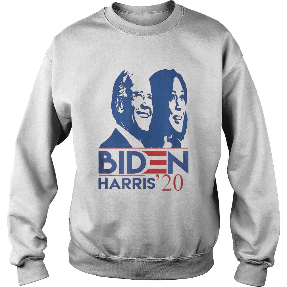 Joe biden kamala harris 2020 smiling art Sweatshirt