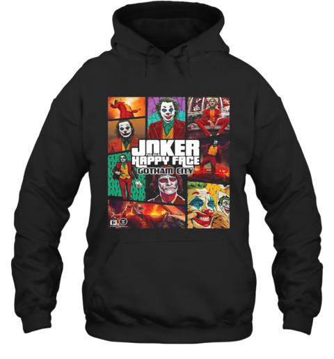Joker Put On A Happy Face Gotham City T-Shirt Unisex Hoodie