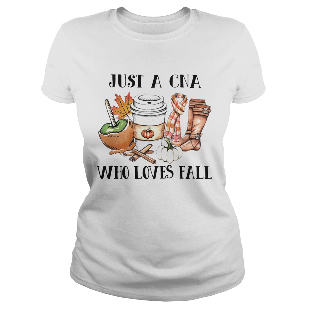 Just A CNA Who Loves Fall Halloween Classic Ladies