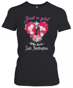 Just A Girl Who Loves Jack Skellington T-Shirt Classic Women's T-shirt