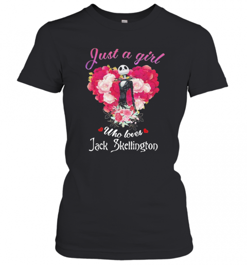 Just A Girl Who Loves Jack Skellington T-Shirt Classic Women's T-shirt