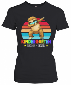 KINDER GARTEN 2020 2021 SLOTH VINTAGE RETRO T-Shirt Classic Women's T-shirt