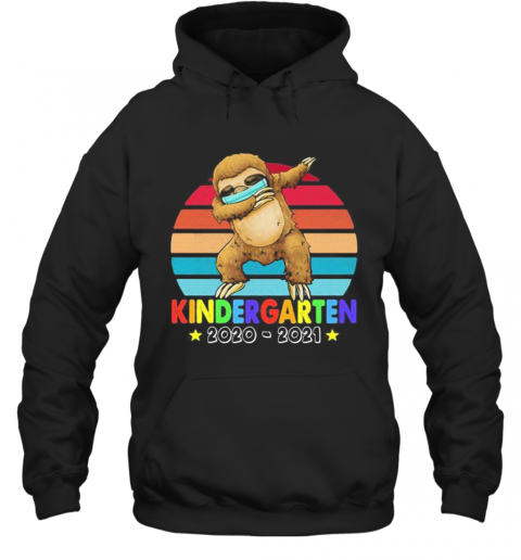 KINDER GARTEN 2020 2021 SLOTH VINTAGE RETRO T-Shirt Unisex Hoodie