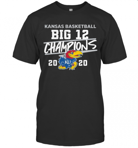 Kansas Jayhawks Basketball Big 12 Champions 2020 T-Shirt