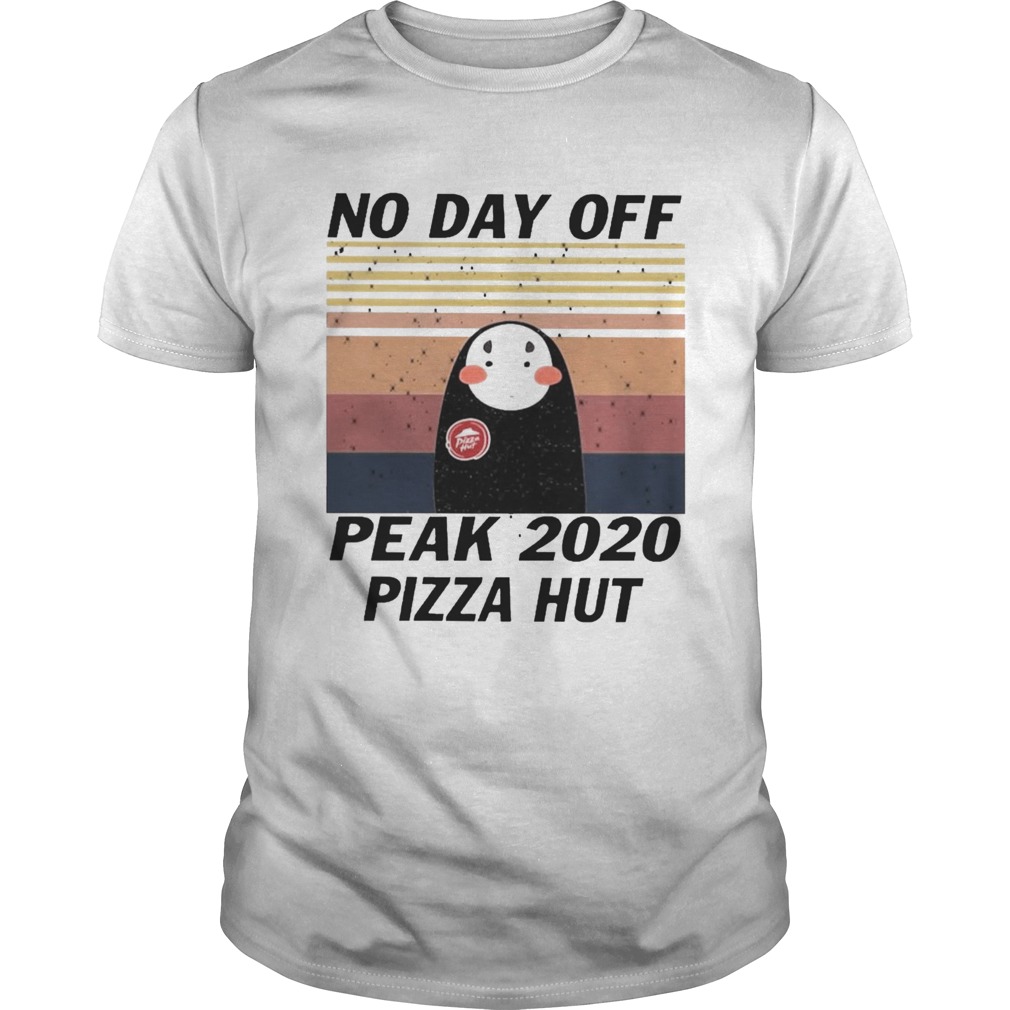 Kaonashi No Day Off Peak 2020 Pizza Hut Vintage shirt