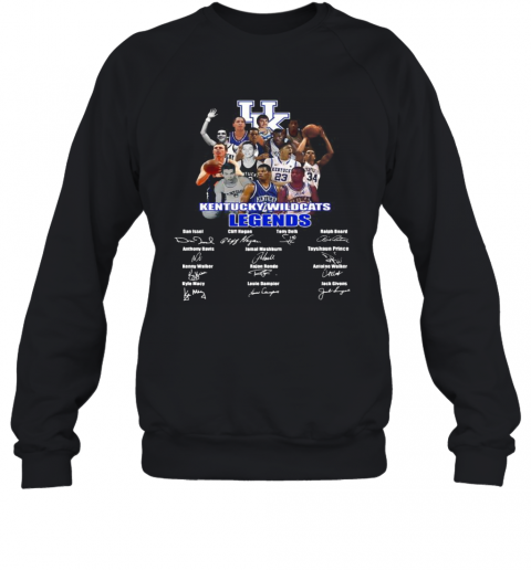 Kentucky Wildcats Legends Basketball Players Signatures T-Shirt Unisex Sweatshirt