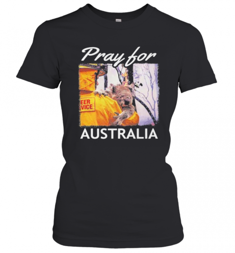Koalas Pray For Australia T-Shirt Classic Women's T-shirt