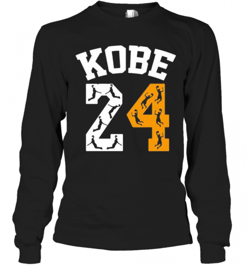 Kobe Bryant 24 Basketball Player T-Shirt Long Sleeved T-shirt 