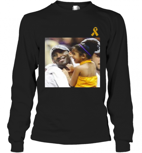 Kobe Bryant And Daughter Mamba T-Shirt Long Sleeved T-shirt 