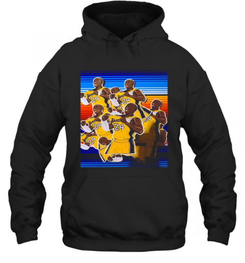 Kobe Bryant Los Angeles Lakers Basketball Vintage Retro T-Shirt Unisex Hoodie