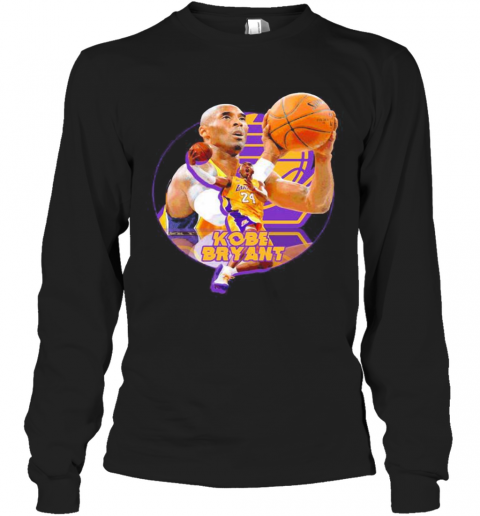 Kobe Bryant Los Angeles Lakers Basketball Vintage T-Shirt Long Sleeved T-shirt 
