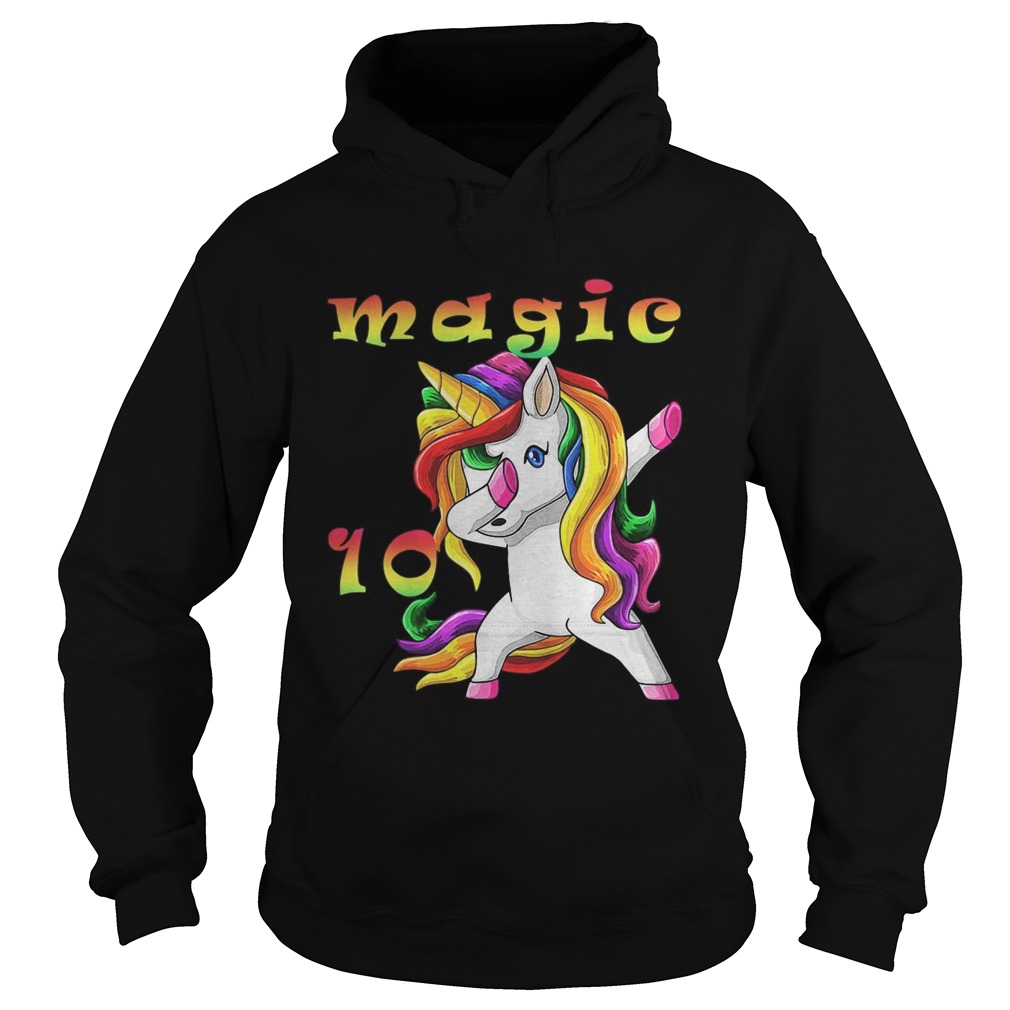 LGBT Unicorn Magic 10th Birthday Hoodie