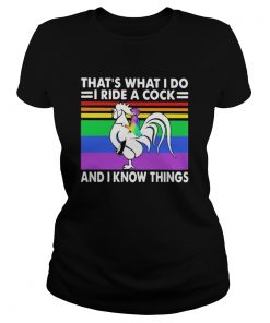 LGBT thats what I do I ride a cock and I know things vintage retro  Classic Ladies