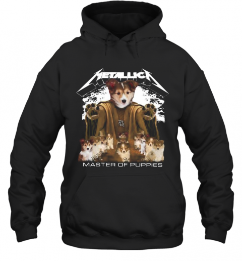 Labrador Husky Metallica Master Of Puppies T-Shirt Unisex Hoodie