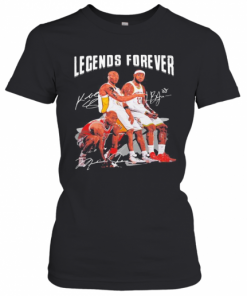 Legends Forever Kobe Bryant Lebron James And Michael Jordan Signatures T-Shirt Classic Women's T-shirt
