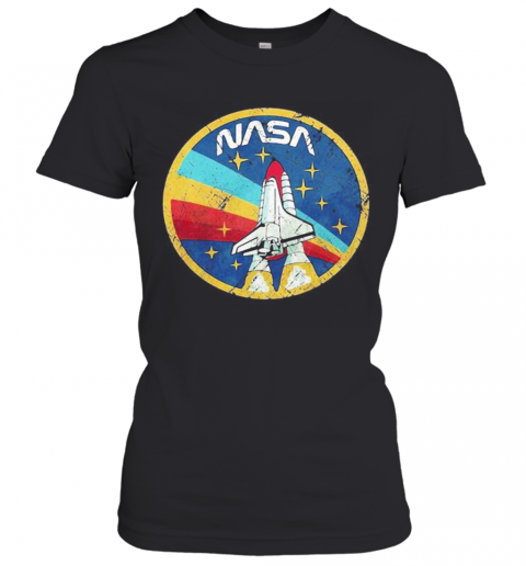 Lgbt Plane Nasa Logo T-Shirt Classic Women's T-shirt
