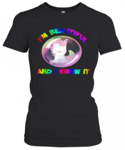 Lgbt Unicorn I'M Beautiful And I Know It T-Shirt Classic Women's T-shirt