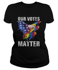 Lgbt eagles our votes matter american flag  Classic Ladies