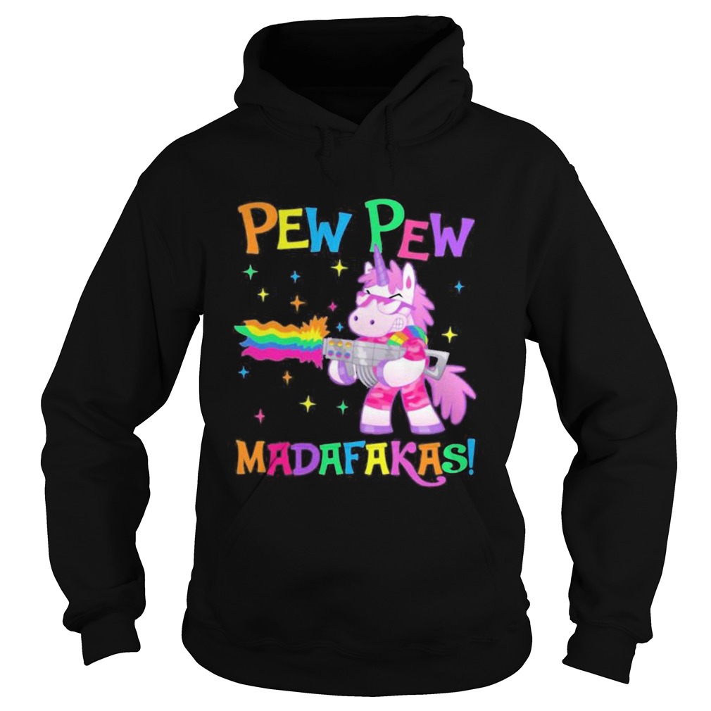Lgbt unicorn pew pew madafakas Hoodie
