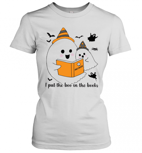 Librarian I Put The Boo In The Book Halloween T-Shirt Classic Women's T-shirt