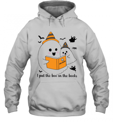 Librarian I Put The Boo In The Book Halloween T-Shirt Unisex Hoodie