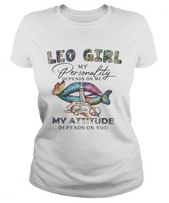 Lips Leo girl my personality depens on me my attitude depends on you  Classic Ladies