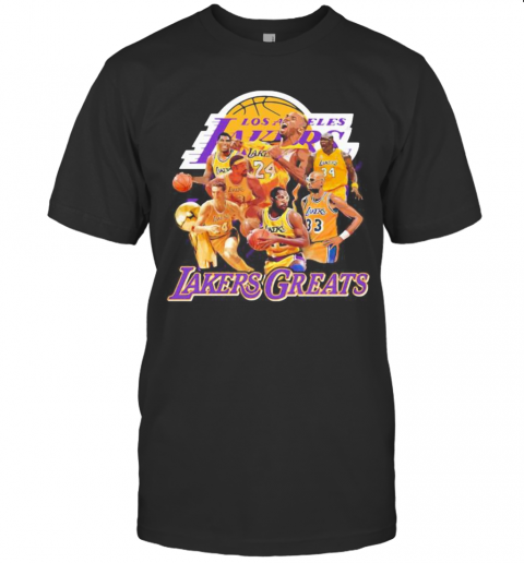 Los Angeles Lakers Greats Basketball T-Shirt