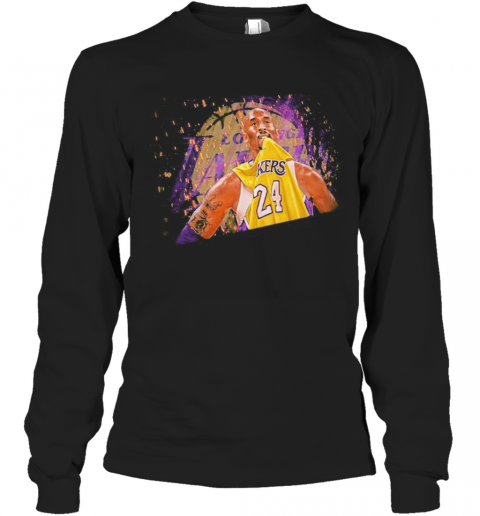 Los Angeles Lakers Kobe Bryant 24 Basketball Player T-Shirt Long Sleeved T-shirt 