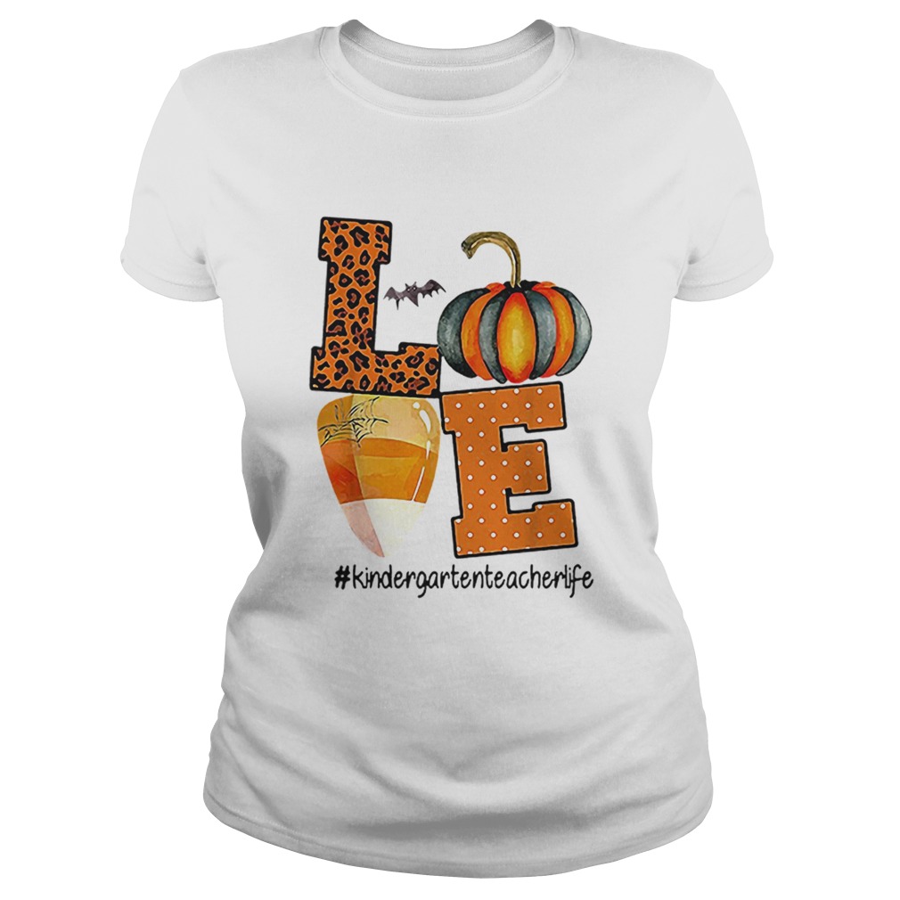 Love Kindergarten Teacher Life Halloween Classic Ladies