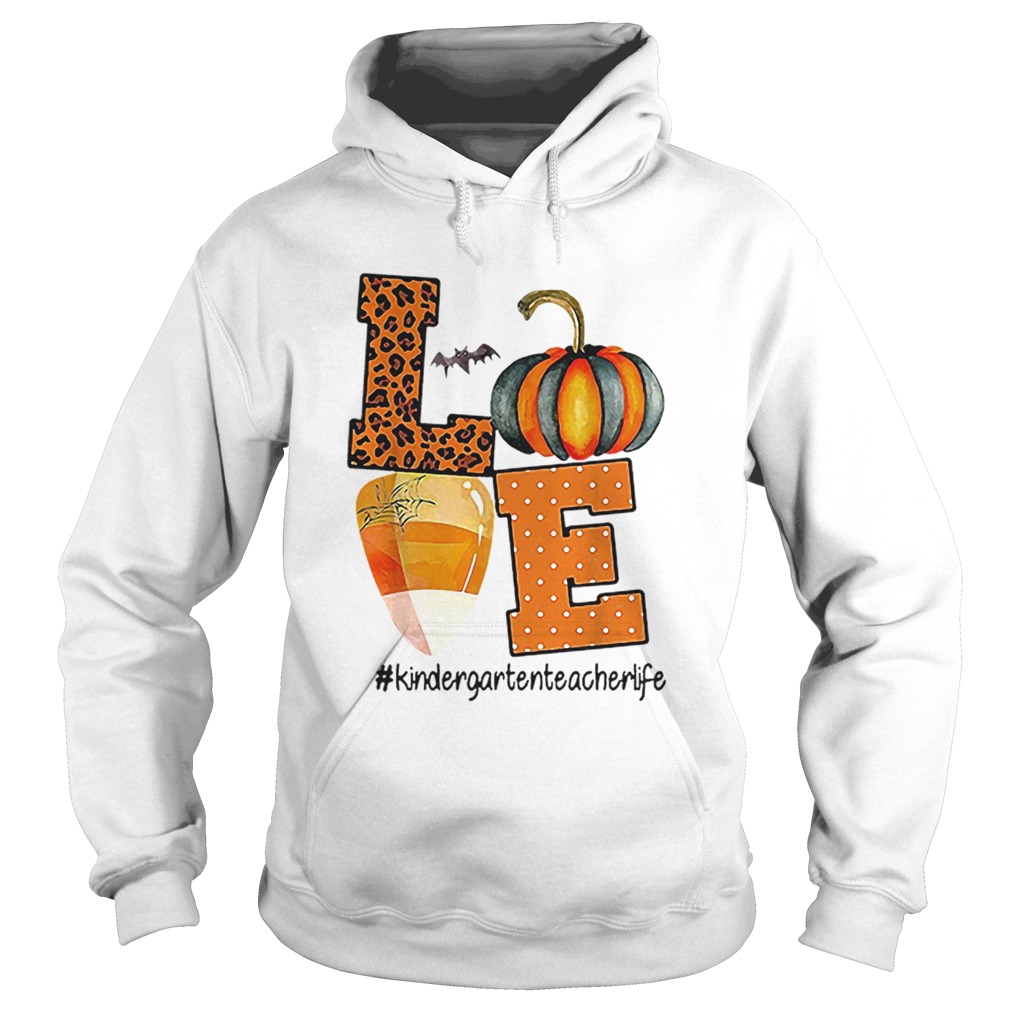 Love Kindergarten Teacher Life Halloween Hoodie