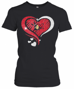 Love Miami Redhawks Hears Diamond T-Shirt Classic Women's T-shirt