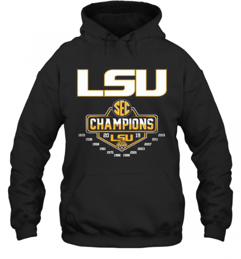 Lsu Tigers Football Champions 2019 T-Shirt Unisex Hoodie