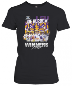 Lsu Tigers Joe Burrow 2019 Heisman Trophy Winners Signature T-Shirt Classic Women's T-shirt