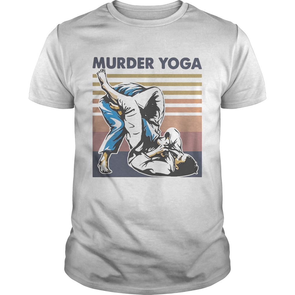 MURDER YOGA VINTAGE RETRO shirt