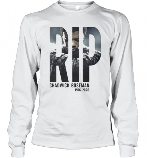 Marvel Heroes Black Panther Rip Chadwick 1976 2020 T-Shirt Long Sleeved T-shirt