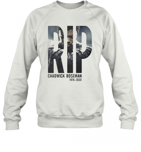 Marvel Heroes Black Panther Rip Chadwick 1976 2020 T-Shirt Unisex Sweatshirt