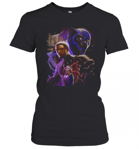 Marvel Heroes Black Panther Rip Chadwick Boseman Actor T-Shirt Classic Women's T-shirt