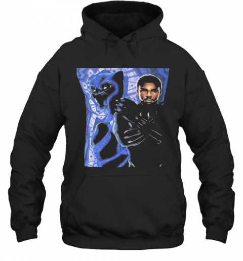Marvel Heroes Rip Black Panther Chadwick Boseman T-Shirt Unisex Hoodie