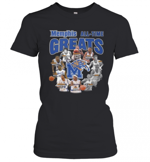 Memphis Tigers All Time Great Signatures T-Shirt Classic Women's T-shirt