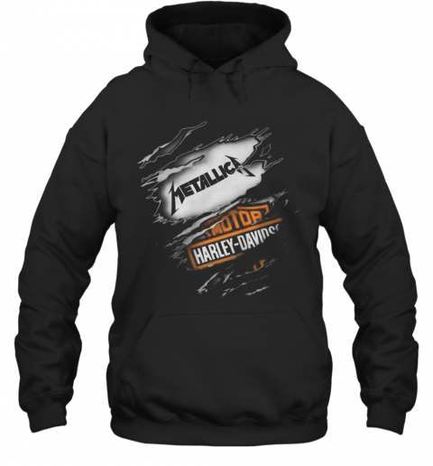 Metallica Motor Harley Davidson Cycles Blood Inside Me T-Shirt Unisex Hoodie