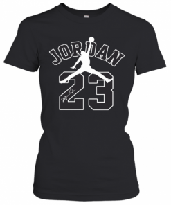 Michael Jordan 23 Chicago Bulls Basketball Signature T-Shirt Classic Women's T-shirt