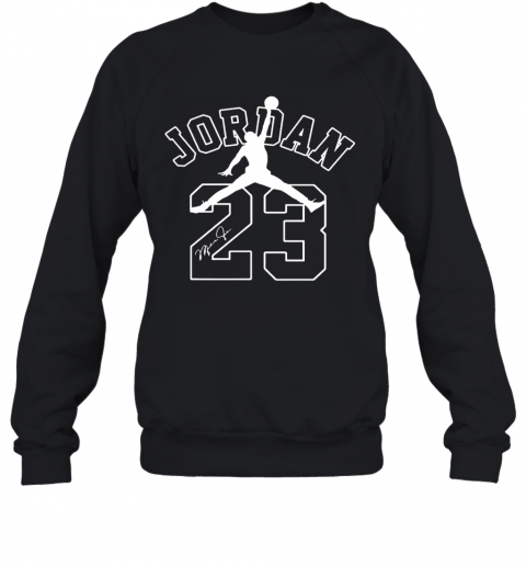 Michael Jordan 23 Chicago Bulls Basketball Signature T-Shirt Unisex Sweatshirt