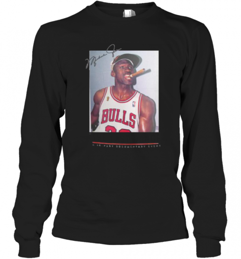 Michael Jordan The Last Dance Signature T-Shirt Long Sleeved T-shirt