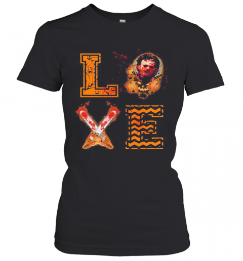 Michael Myers Love Halloween Knife T-Shirt Classic Women's T-shirt