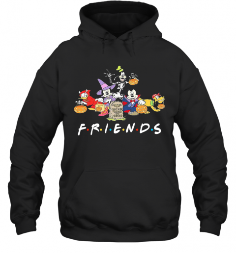 Mickey Mouse Friends Trick Or Treat Halloween Friends T-Shirt Unisex Hoodie