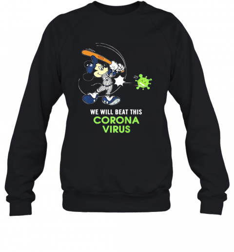 Mickey Mouse New York Giants Baseball We Will Beat This Corona Virus T-Shirt Unisex Sweatshirt