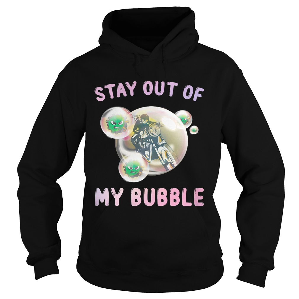 Motocross stay out of my bubble covid19 Hoodie