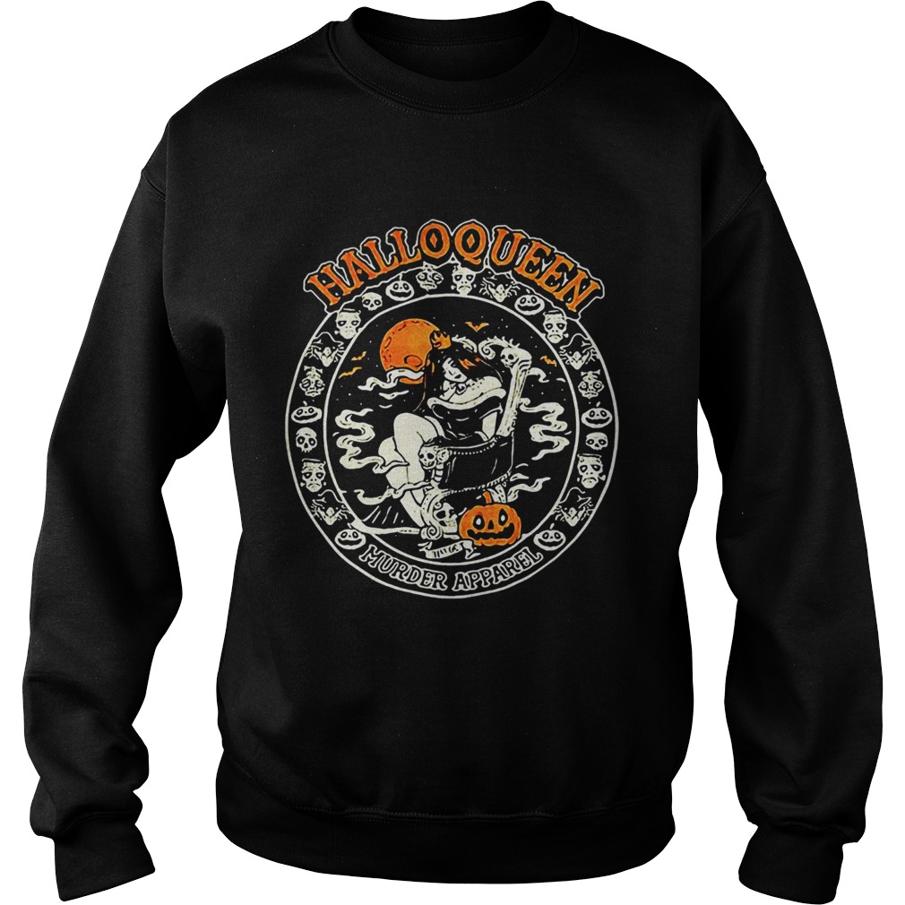 Murder Apparel Skeleton Pumpkin Halloween Sweatshirt